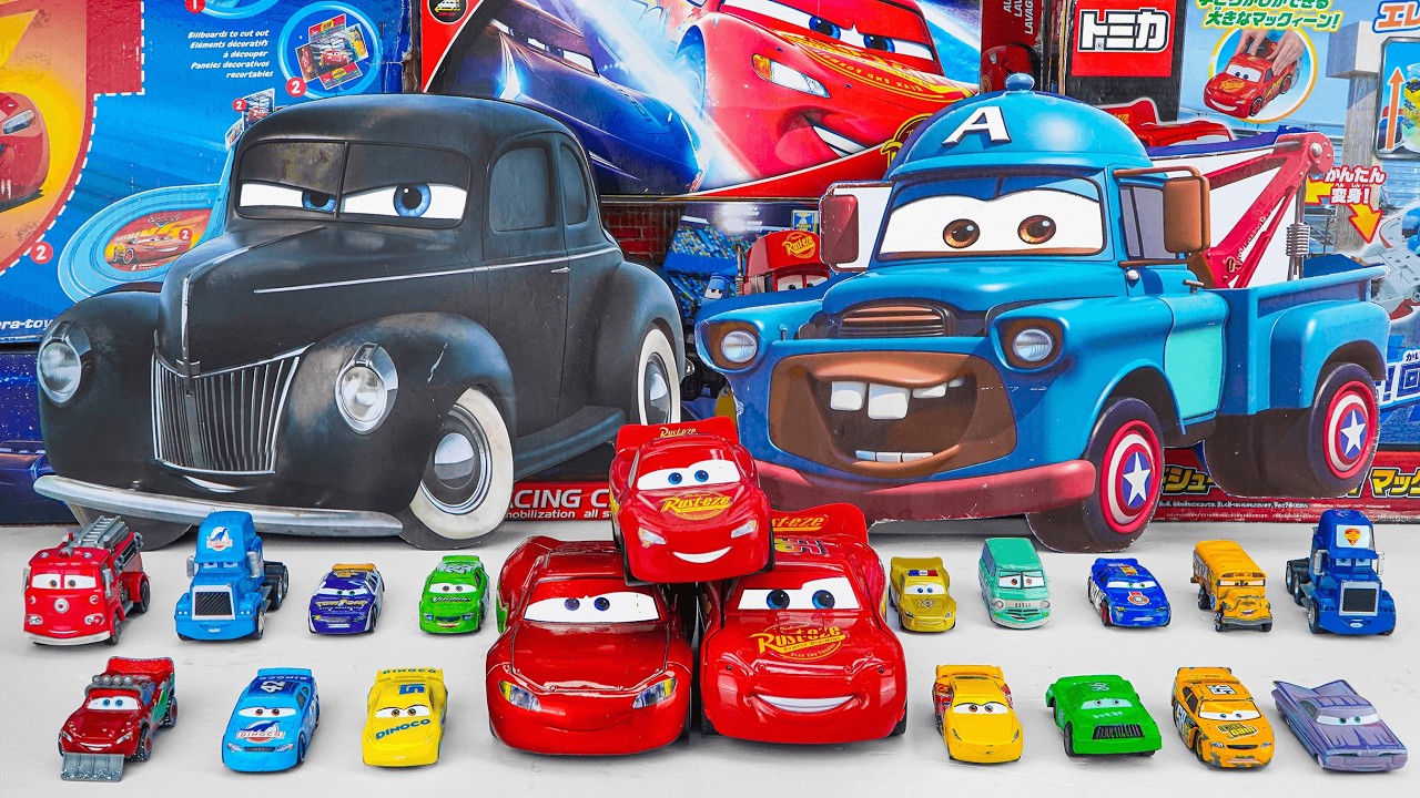 Disney Pixar Cars Unboxing Review | Lightning Mcqueen, Tow Mater, Doc Hudson, Sally Carrera, Cruz