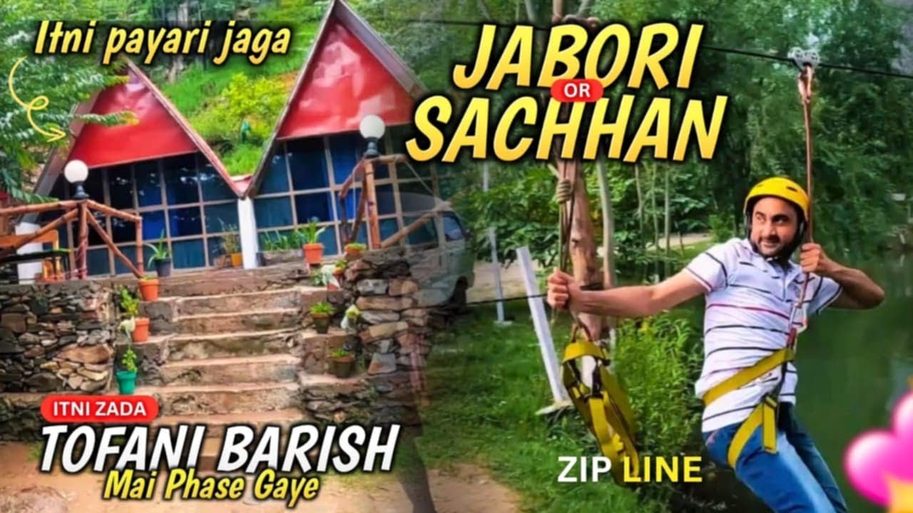 Toofani Barish Mai Phas Gaye / Jabori Aur Sachan k Haseen Maqamat ki Ser / @Kiyani-vlogs