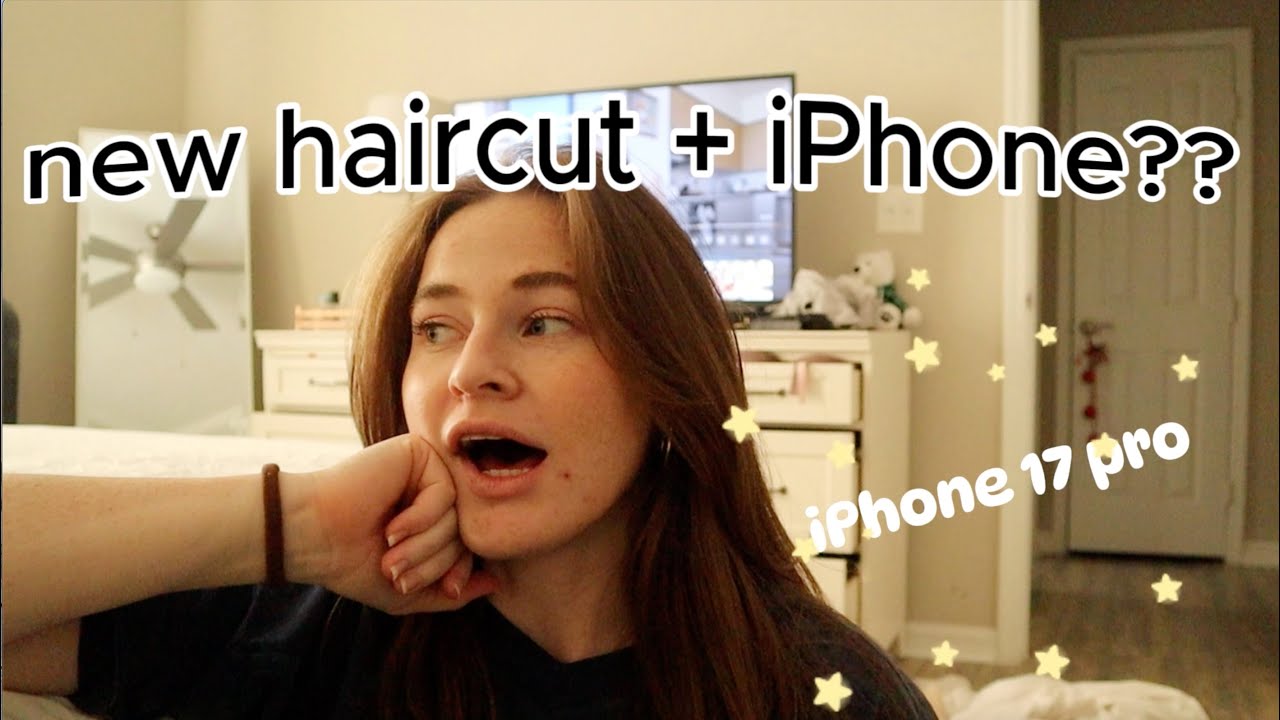much needed haircut + getting the new iPhone!!!