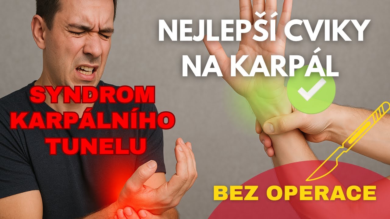 6 NEJLEPŠÍCH CVIKŮ na syndrom karpálního tunelu od Fyzioterapeuta