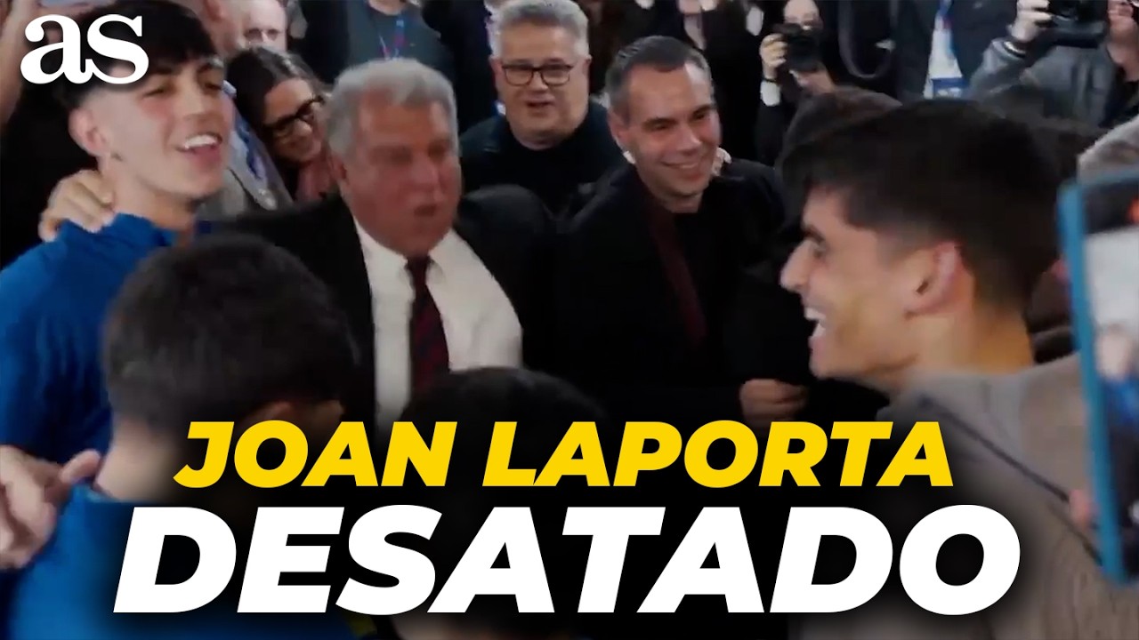 HISTORIA DE LAS ELECCIONES CULÉS: el CÁNTICO de los JUGADORES con un LAPORTA totalmente DESATADO