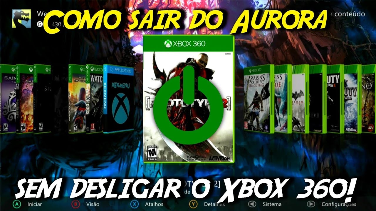 Como sair do Aurora sem desligar o Xbox 360!