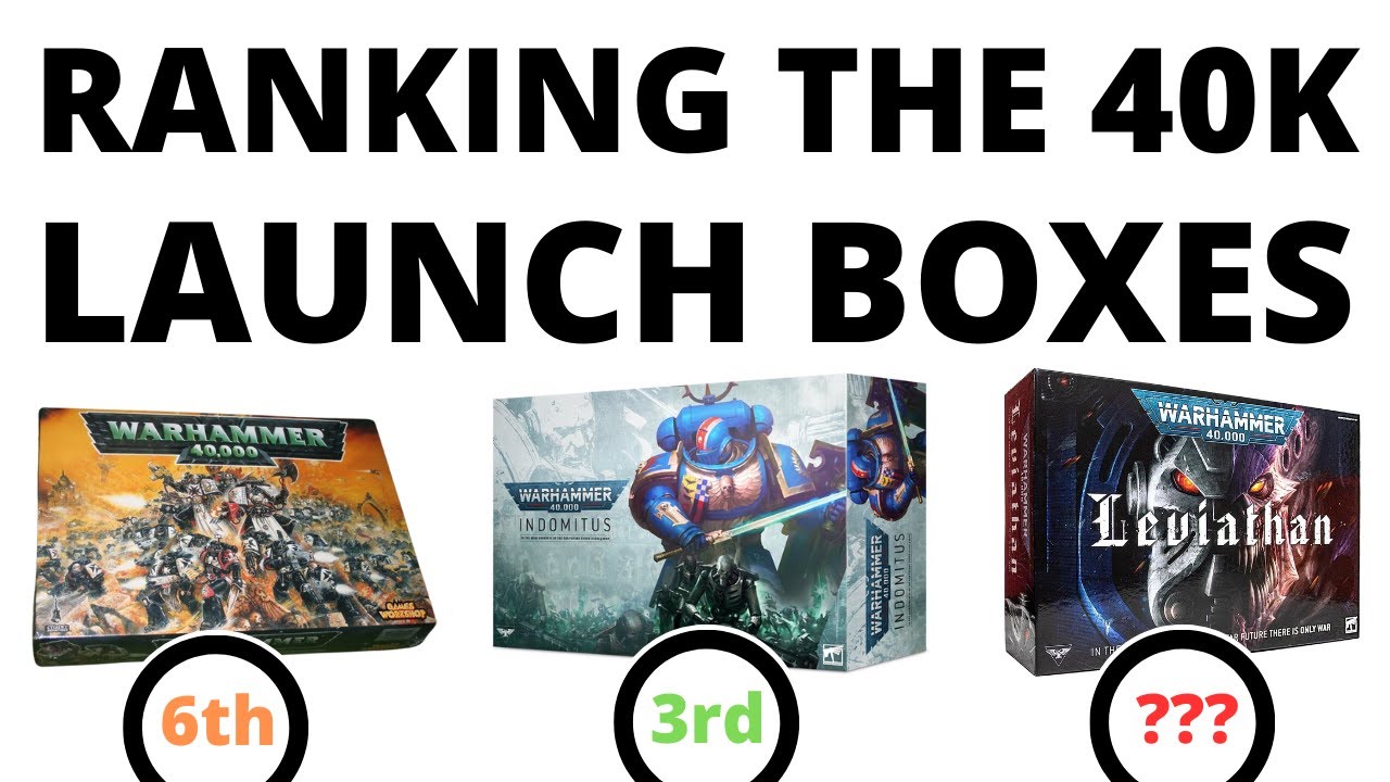 Every Warhammer 40K Starter Set + Launch Box RANKED