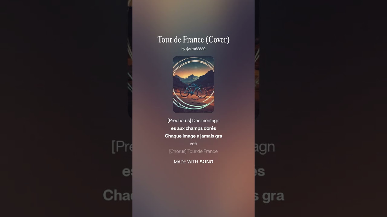 Tour de France (Cover)(ia) #musique #ia #techno