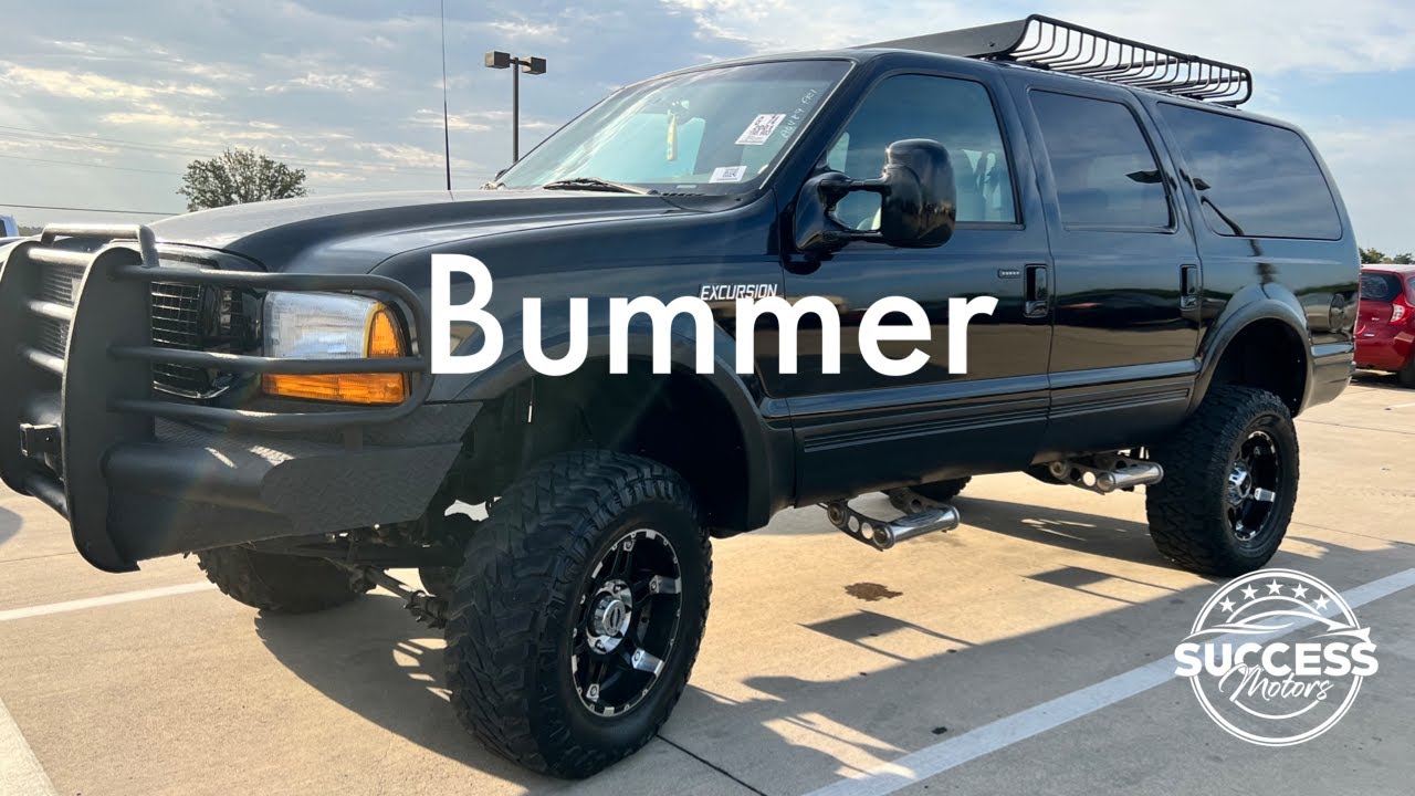 I drove 3 hours for this!? Ford Excursion 7.3L Powerstroke Diesel 4WD at an Auction**Low Miles