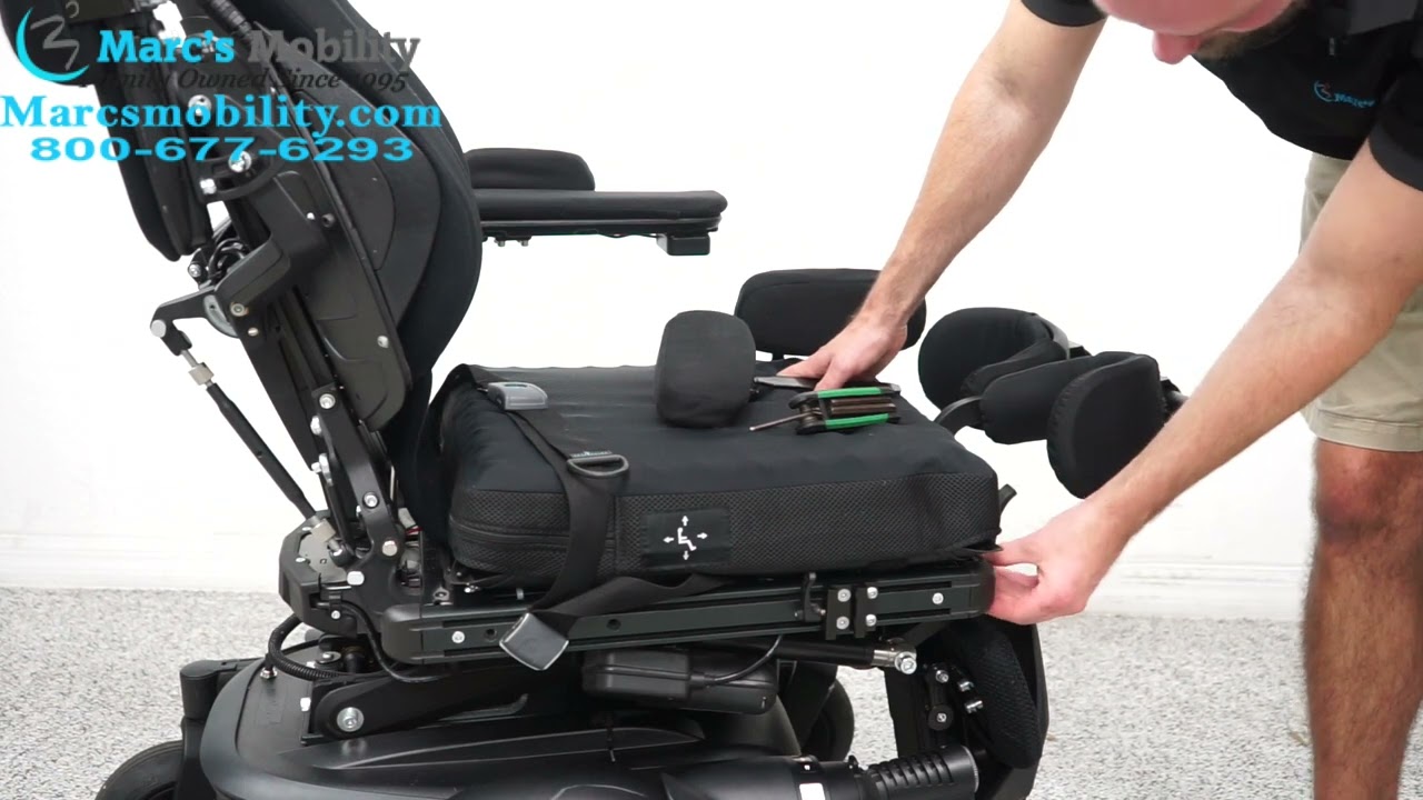 Permobil lateral Thigh Pads - How to install