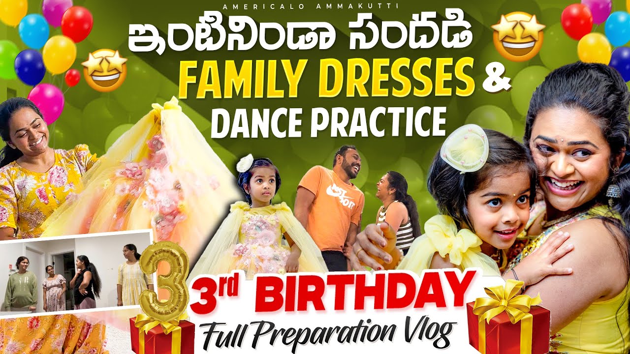 Kashvi 3rd Birthday Preparation Vlog in USA 🎂 | Banquet Booking, Dress, Cake, Dance & Event Planning