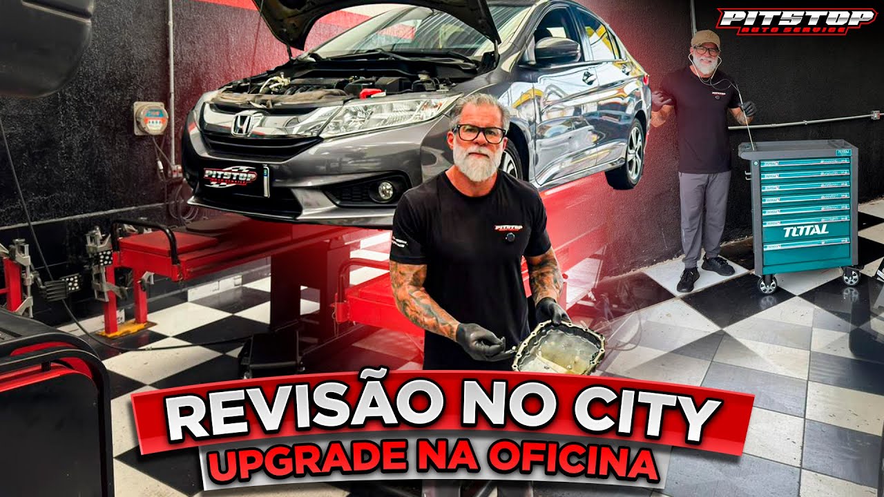REVIS&Atilde;O COMPLETA NO HONDA CITY + INVESTIMENTO NA OFICINA