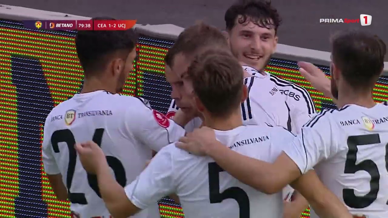 REZUMAT | Ceahlăul Piatra Neamț - Universitatea Cluj 2-4 | Cupa României, Play-off