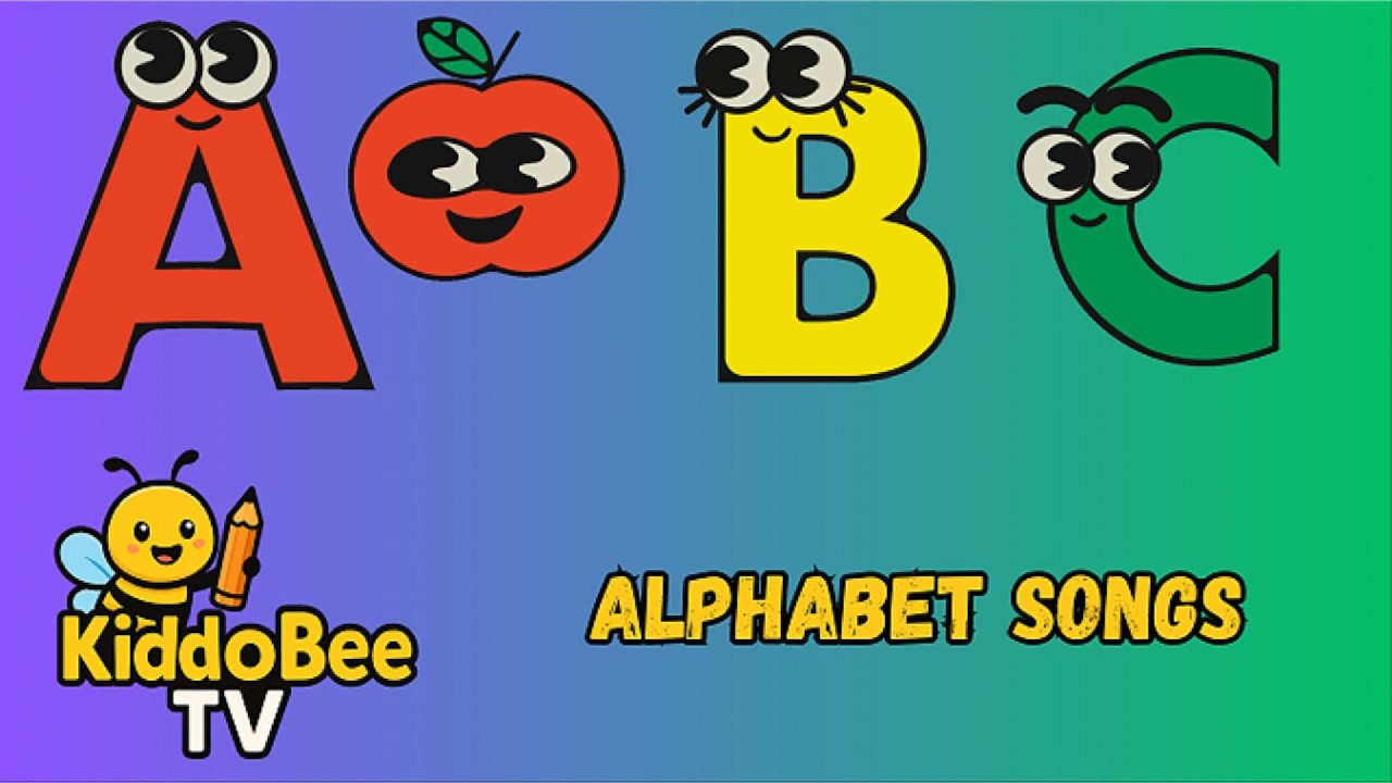 KiddoBee Tv - Песня о фонетике со словами, эпизод 113 - A для Apple - Песни об алфавите ABC