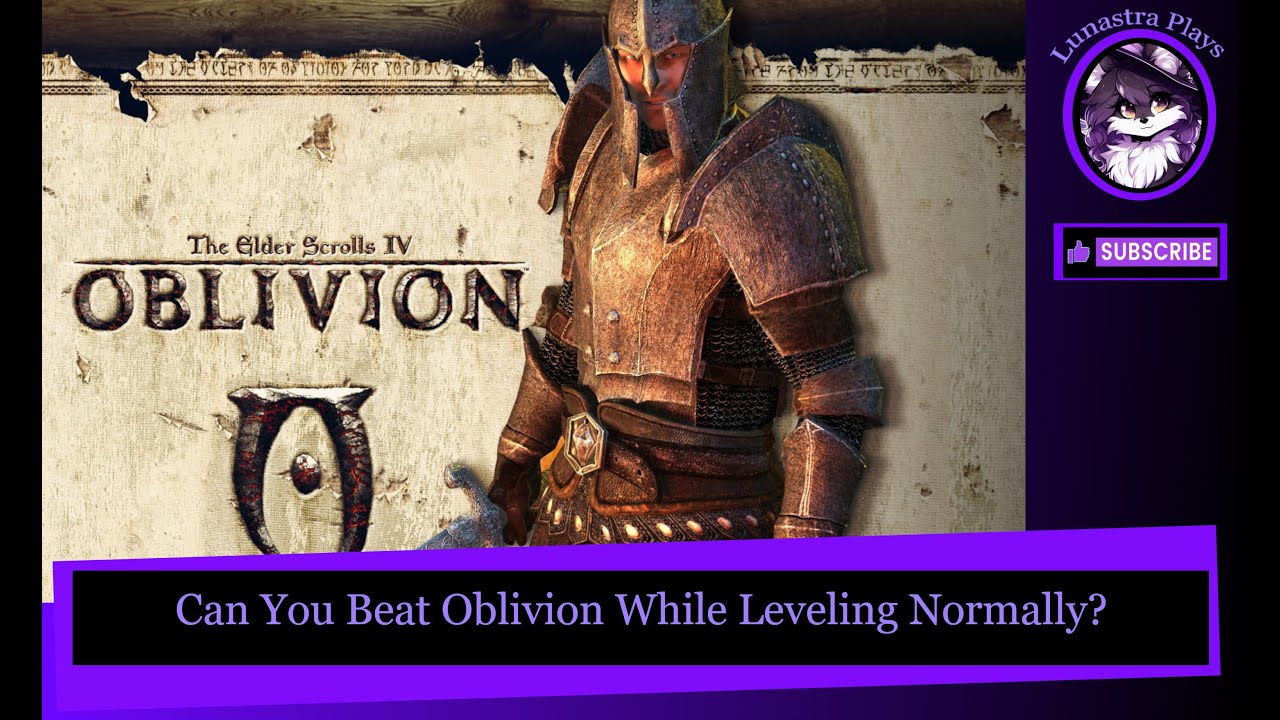 Can You Beat Oblivion While Leveling Normally? | Challenge Run