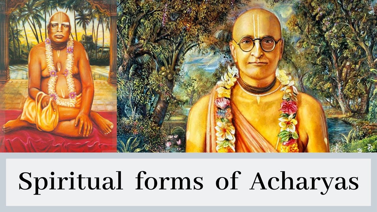Spiritual forms of prominent Gaudiya Vaishnava Acharyas // Guru Parampara ~ Ohe Vaishnava Thakura