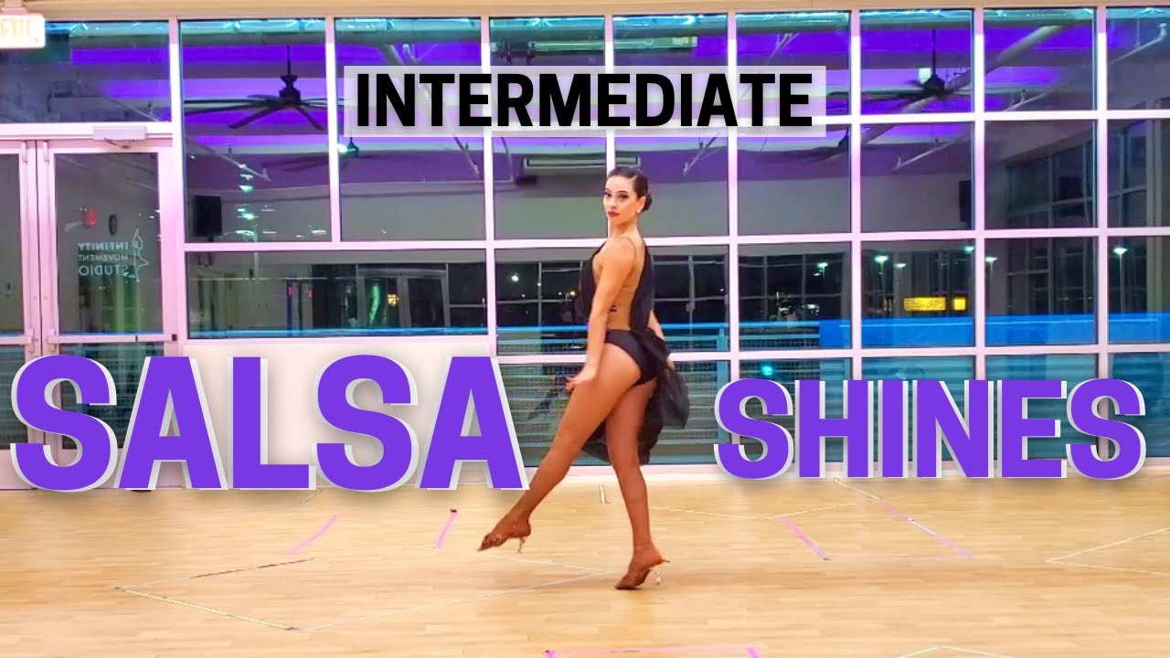 Salsa Shines Intermediate | Salsa Class | Salsa Footwork and Body Movement | Salsa Steps Salsa Spins