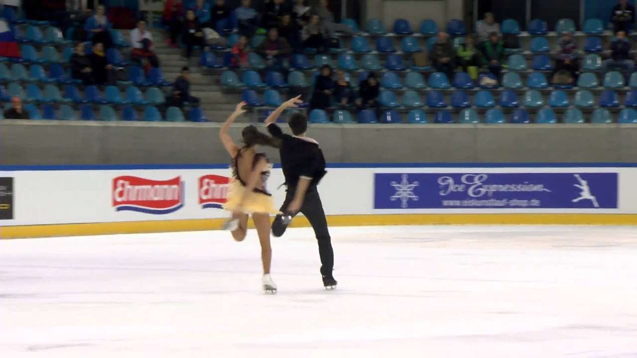 ISU 2014 Jr Grand Prix Dresden Free Dance ofia EVDOKIMOVA / Egor BAZIN RUS