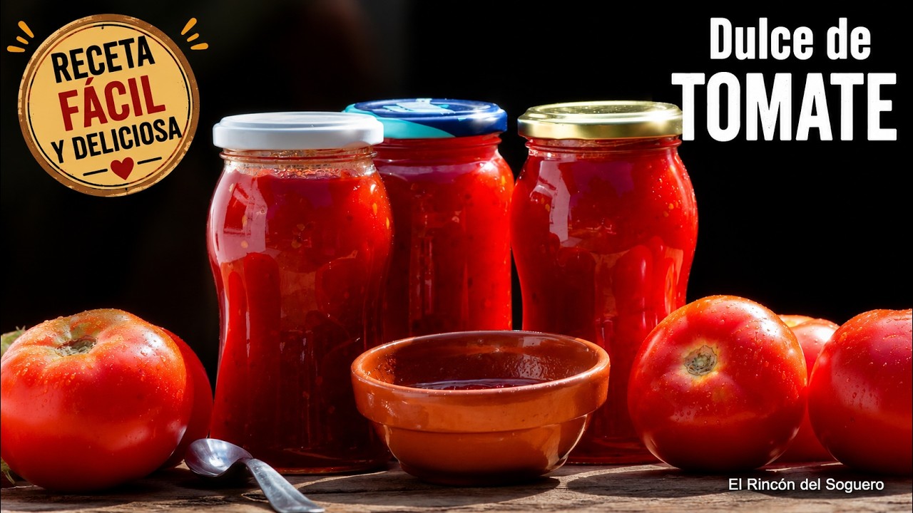 “Receta Fácil y Deliciosa: Cómo Hacer Dulce de Tomate” #DulceDeTomate