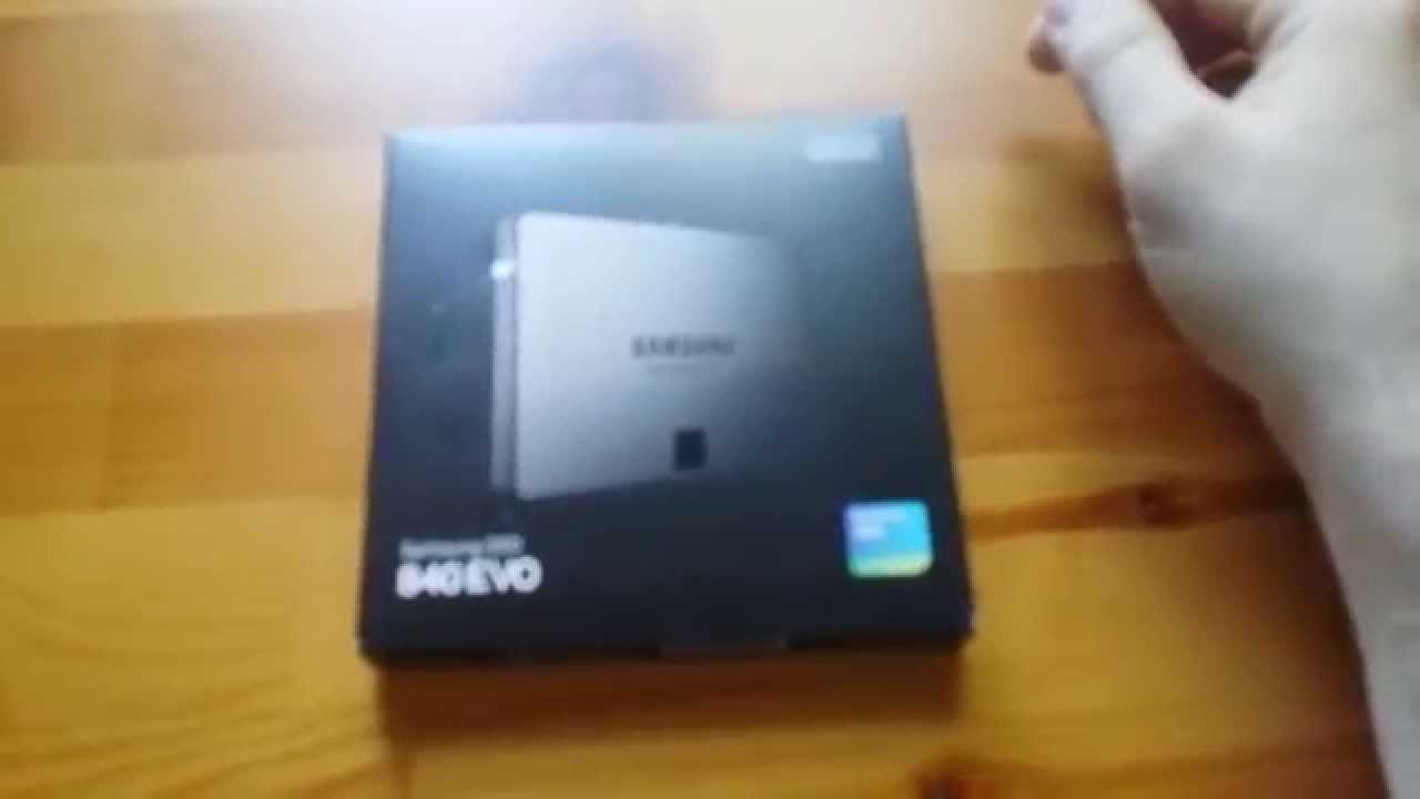 Распаковка SSD SAMSUNG 840 EVO 250GB (Bulk)