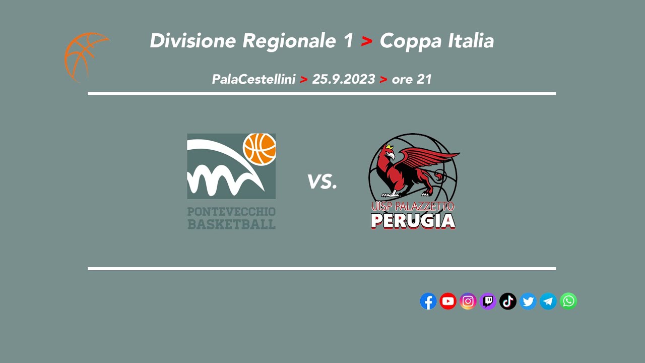 HIGHLIGHTS COPPA UMBRA DIV. REGIONALE 1 2023-24 - PONTEVECCHIO BASKET vs. UISP PALAZZETTO PERUGIA