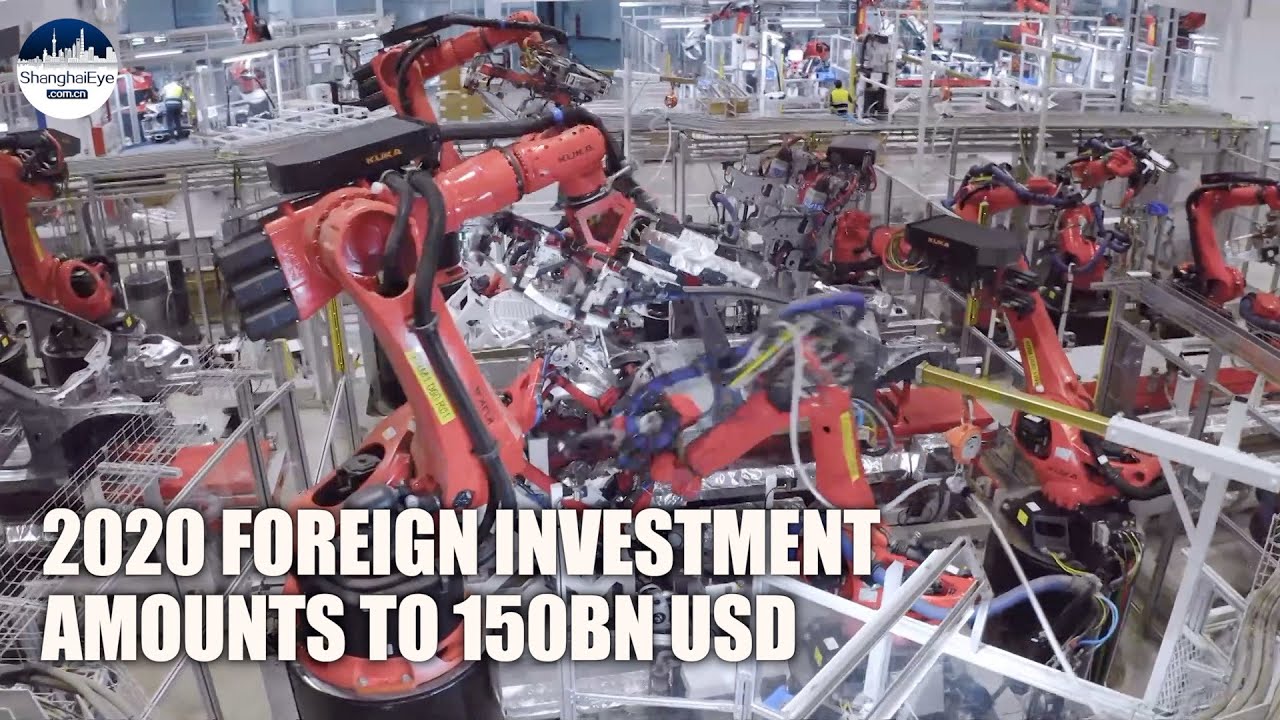 China sees 150 billion USD worth of foreign investment in 2020, a 5.7% rise