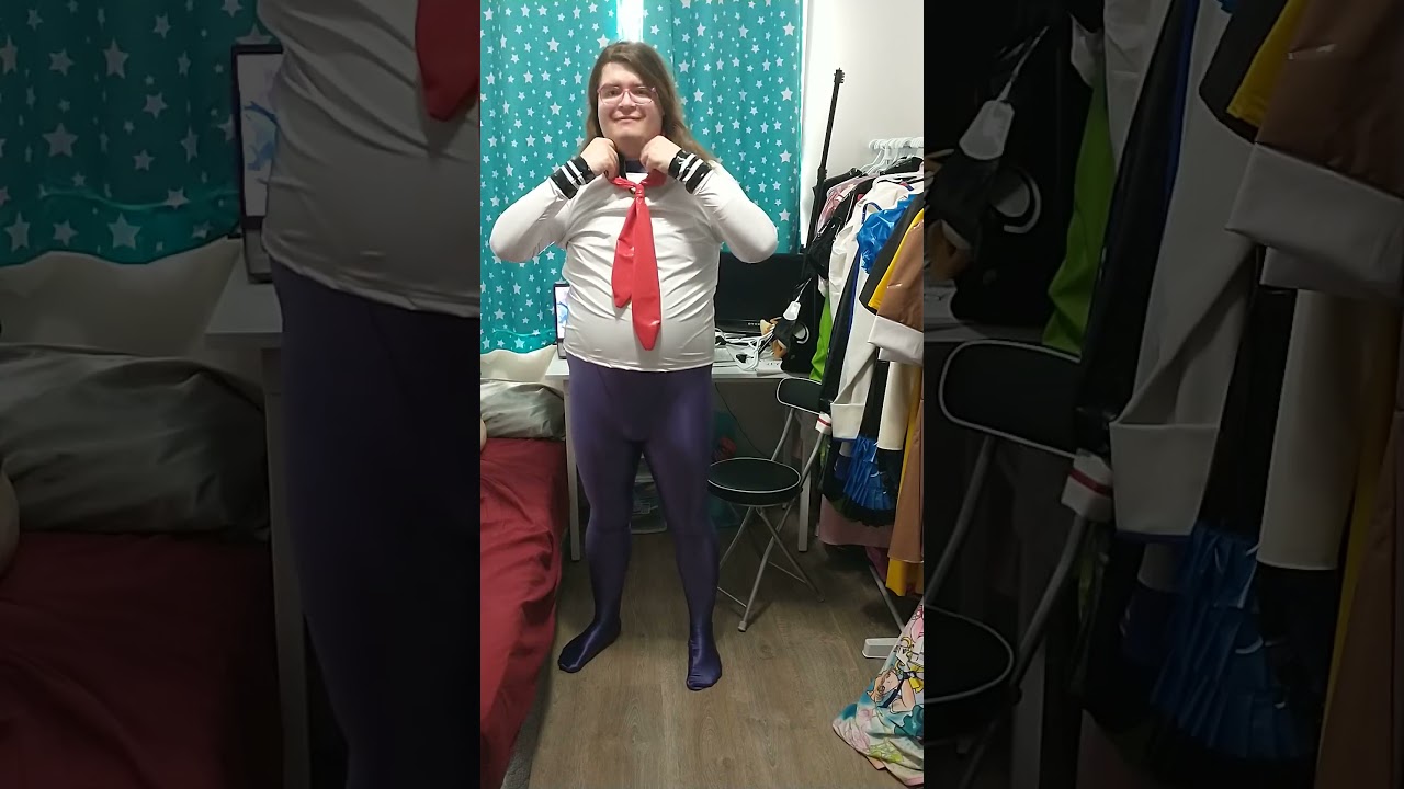 PVC Black and White Sailor Fuku First try on
