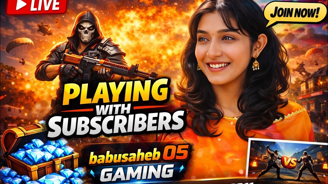 FREE FIRE LIVE 🔴 | Rank Push With Subscribers | Custom Room