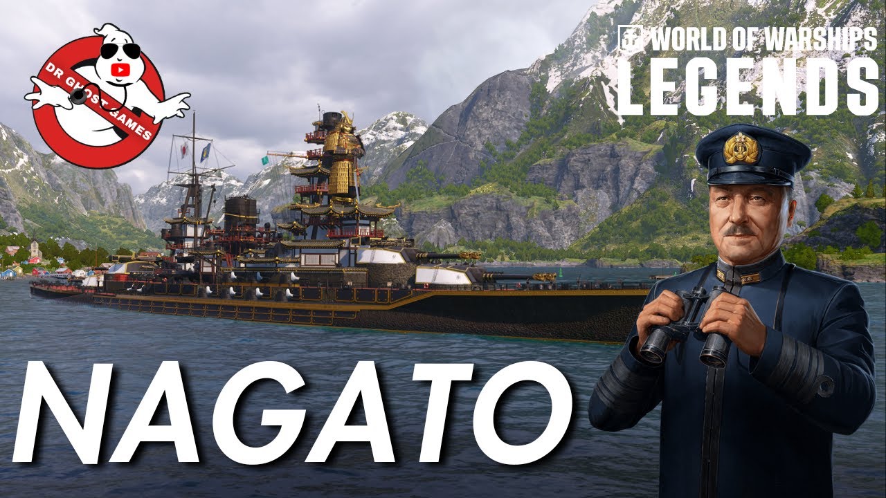 Outgunned and ALONE in NAGATO! || World of Warships: Legends
