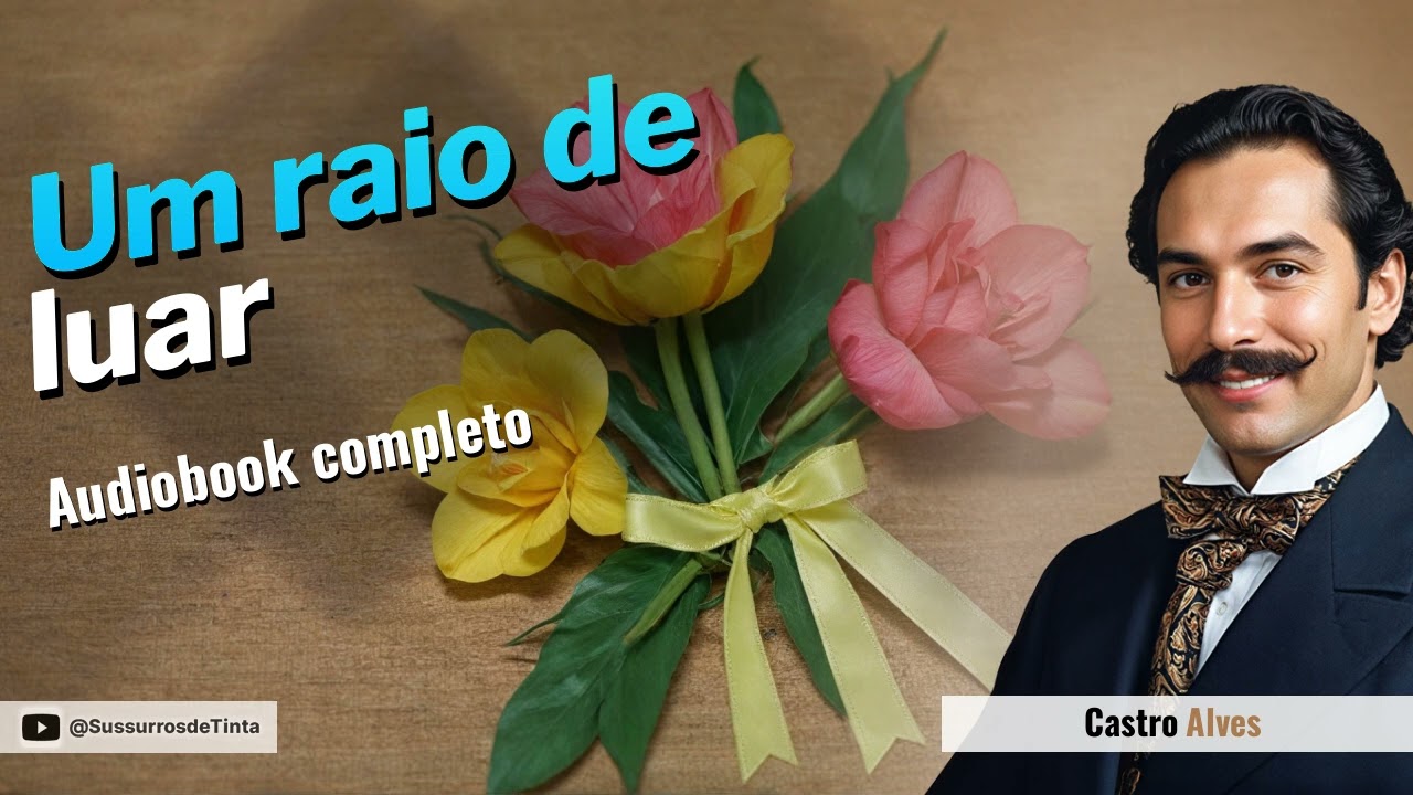 'Um raio de luar' de Castro Alves | Audiobook do trabalho de poesia completo | Sussurros de Tinta