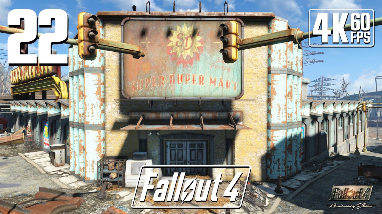 Fallout 4 (PC) - 4K60 Walkthrough Part 22 - Super Duper Mart