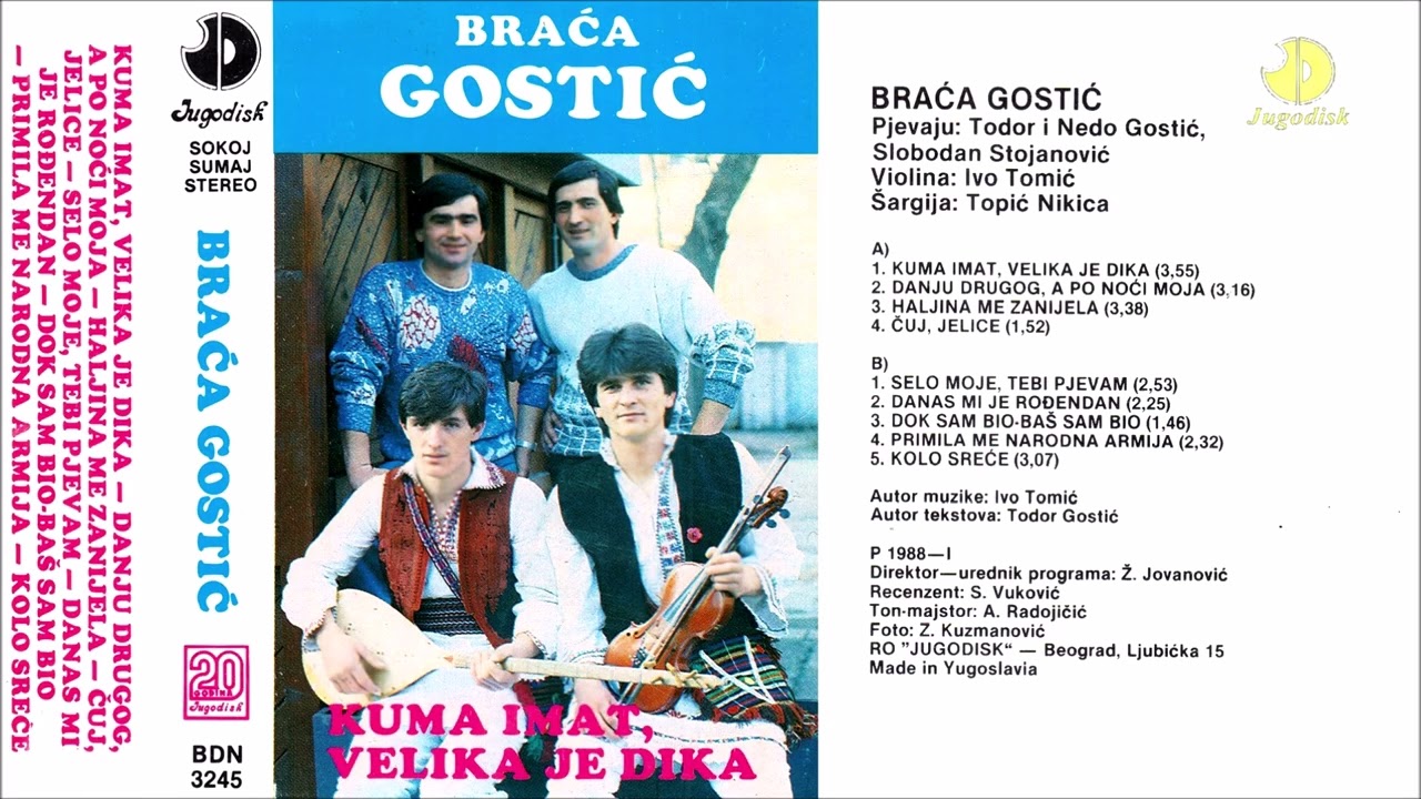 Izvorna grupa Brace Gostic - Kuma imat, velika je dika - (Audio 1988) - CEO ALBUM