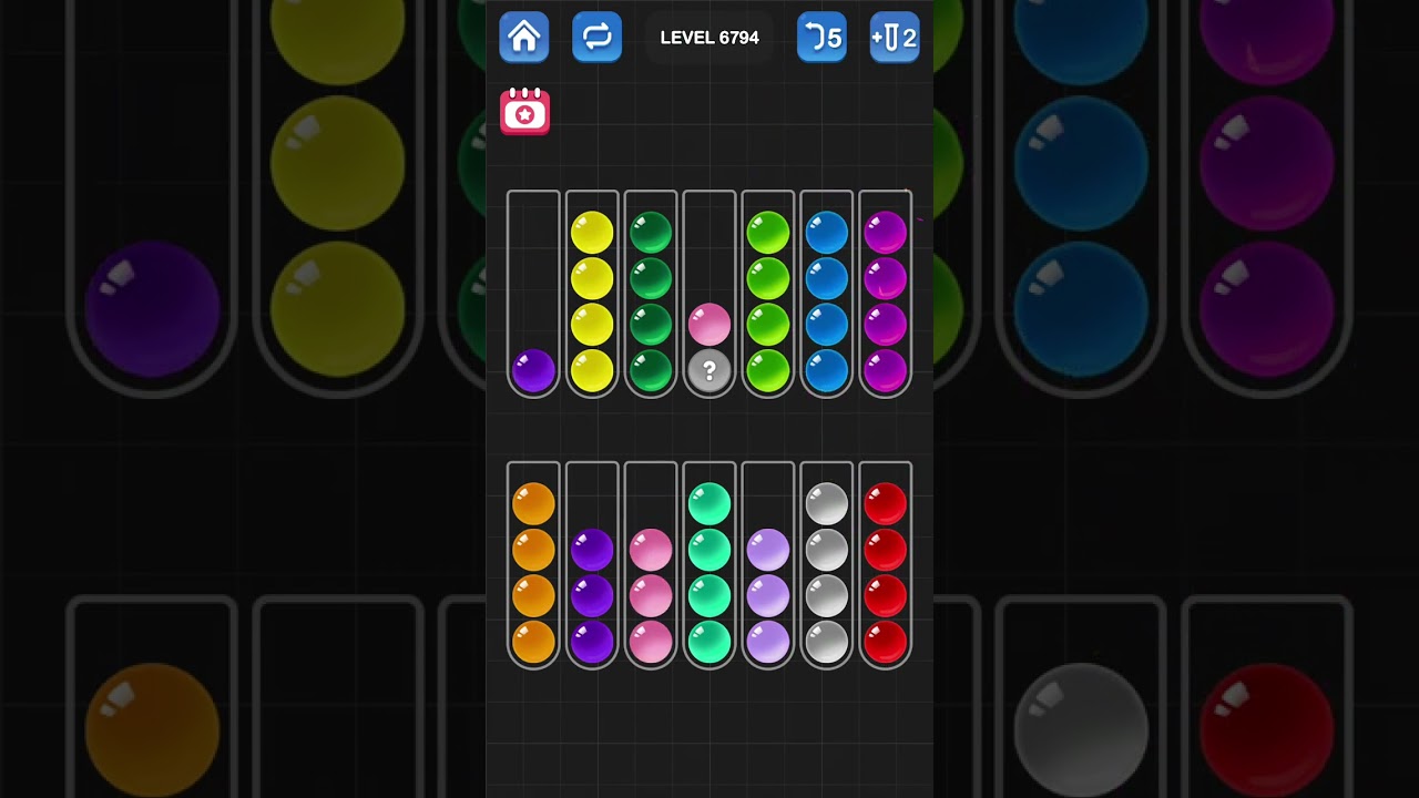 Ball Sort Puzzle by Guru Game: Levels 6791, 6792, 6793, 6794, 6795