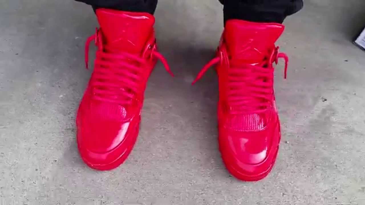 NIKE AIR JORDAN 11 XI 4 IV RETRO 11LAB4 UNIVERSITY RED OCTOBER ON FEET REVIEW HEAT!