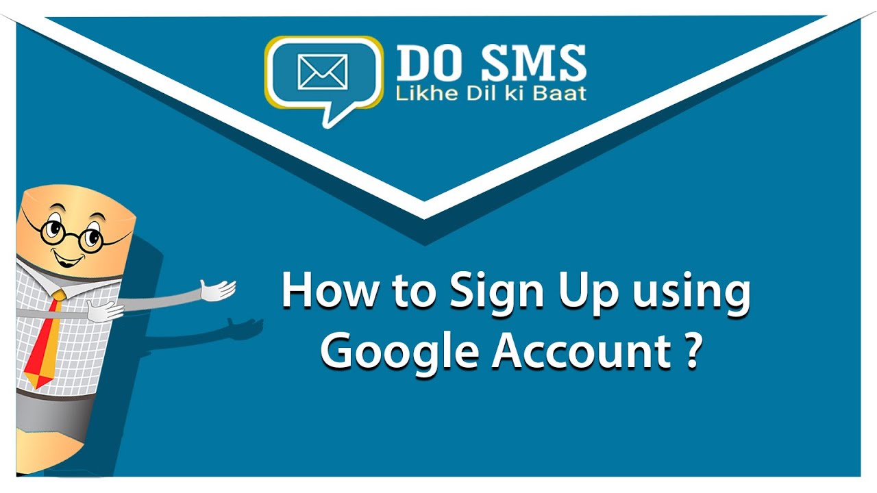 How to Sign Up using Google Account in DO SMS | VK SOFT