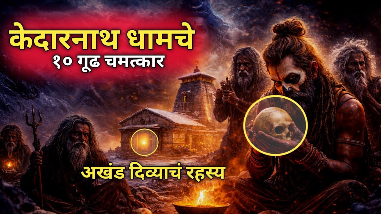 केदारनाथ धामचे १० गूढ चमत्कार | अखंड दिव्याचं रहस्य | अघोरी इथे का येतात? 😨