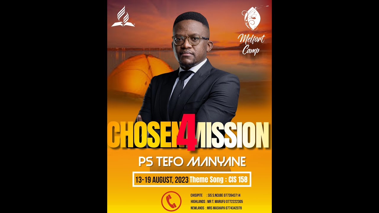 Melfort Camp Meeting 2023||Pastor Tefo Manyane || Sabbath DivineYouth Service