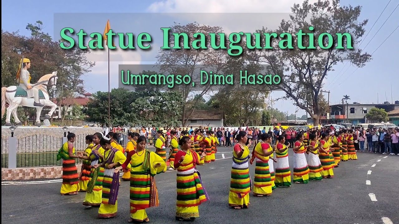 vlog -13 || Dimasa Veer Senapati Sengya Tularam // Statue Inuaguration #umrangsodimahasao #assam