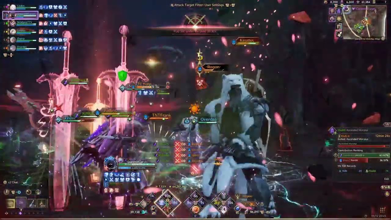 Throne and liberty: gvg boss port jailed vs Nordik
