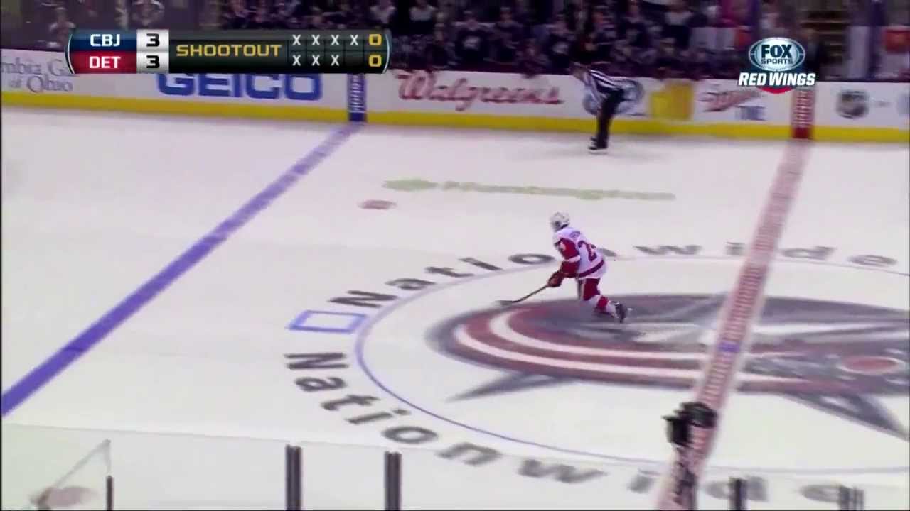 01/21/13 - Damien Brunner's First NHL Shootout Goal