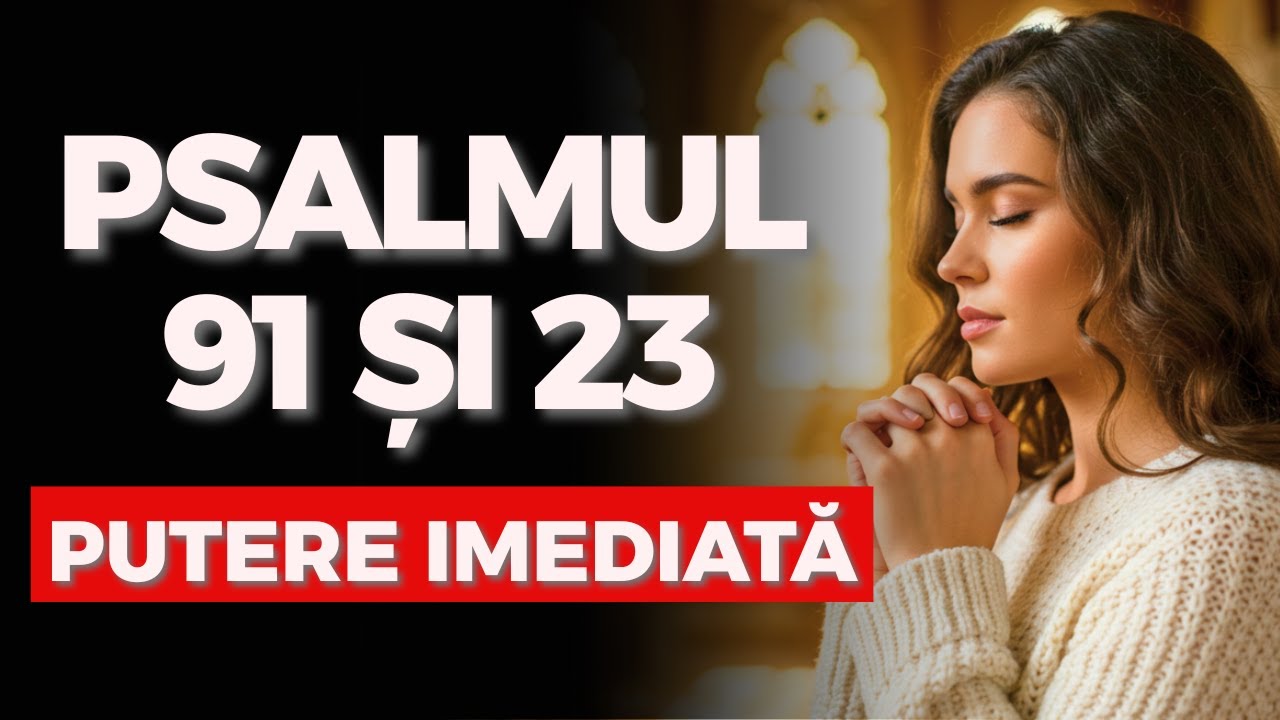 PSALMUL 91 ȘI 23 – DUMNEZEU ÎȚI VA REÎNNOI PUTERILE ACUM CU ACEASTĂ RUGĂCIUNE