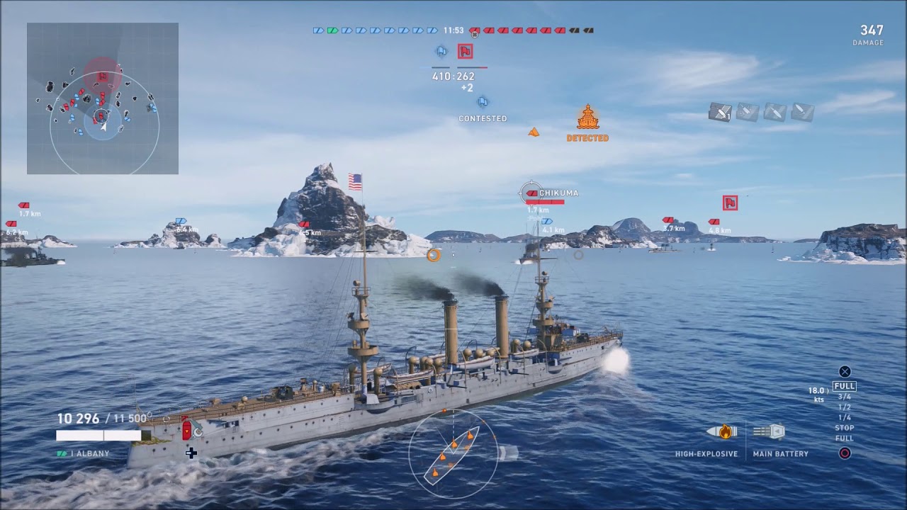 World of Warships: Legends PS4 gameplay