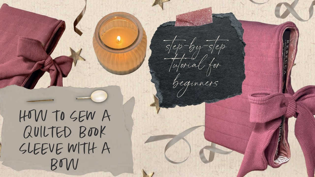 Keep it or gift it? A gift idea sew cute you’ll wanna keep it! How to Sew A Quilted Book Sleeve