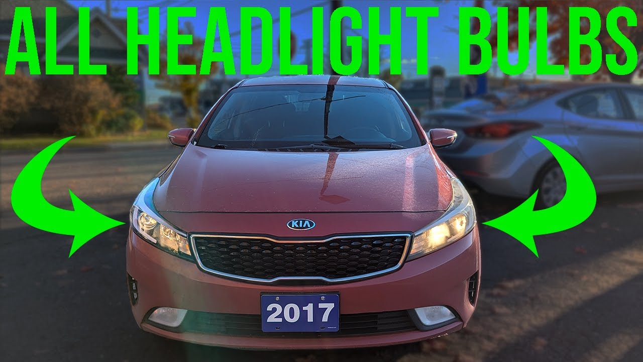 Как заменить лампы в фарах - Kia Forte (2017-2018)