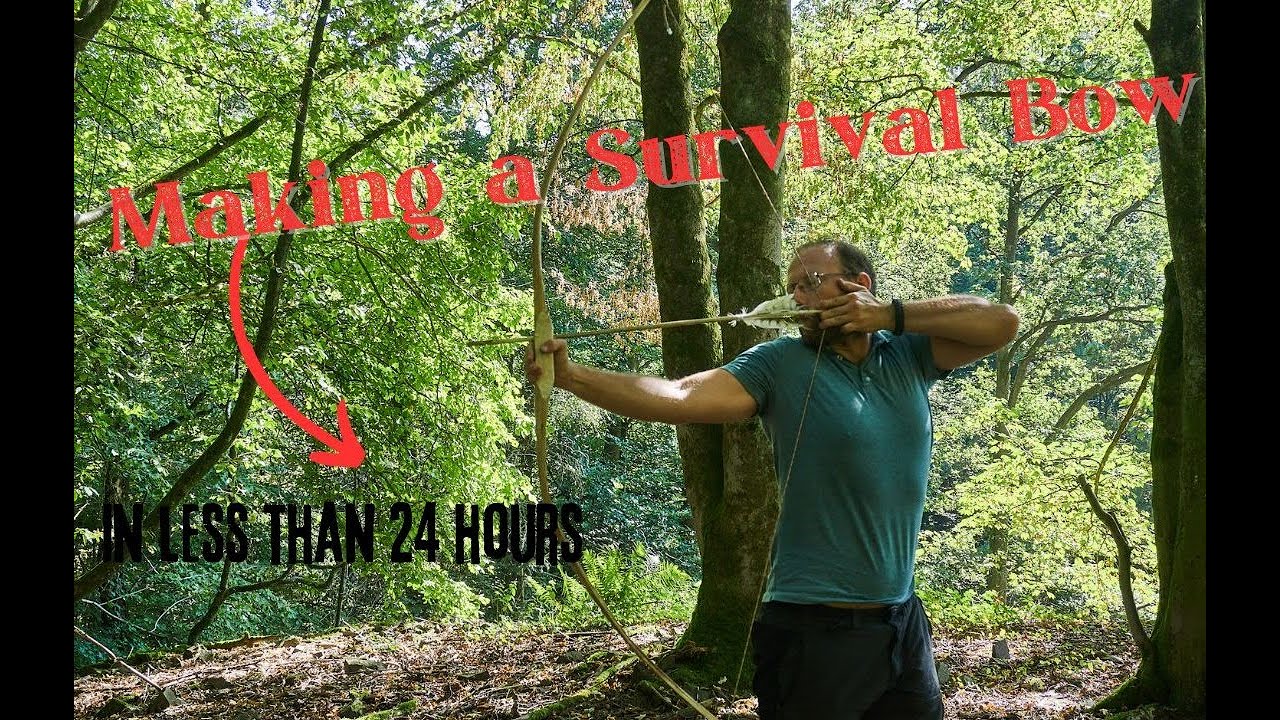 Survival Bow and Arrow in less than 24 hours
