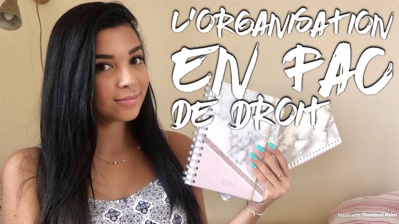 COMMENT S’ORGANISER EN FAC DE DROIT