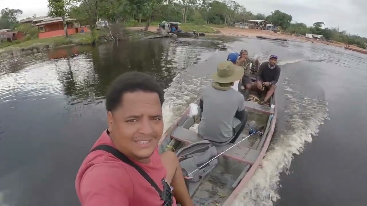 KWAKWANI REGION 10 GUYANA and FISHING in the BERBICE RIVER.