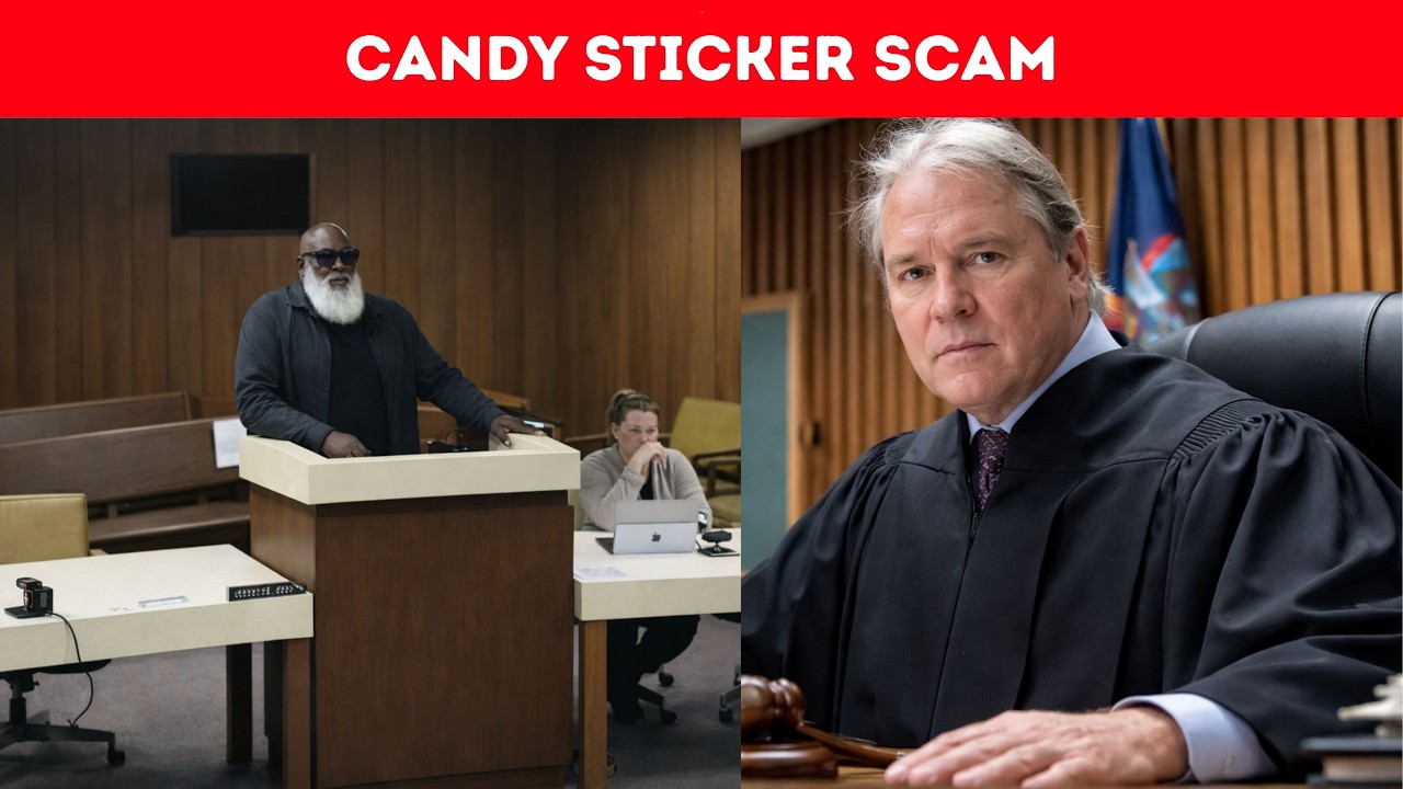 Courtroom Shock: Candy Sticker Trick Leads to Retail Fraud Plea