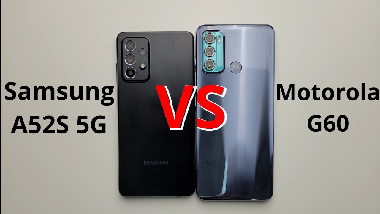 Samsung A52S 5G vs Motorola G60 SPEED Test