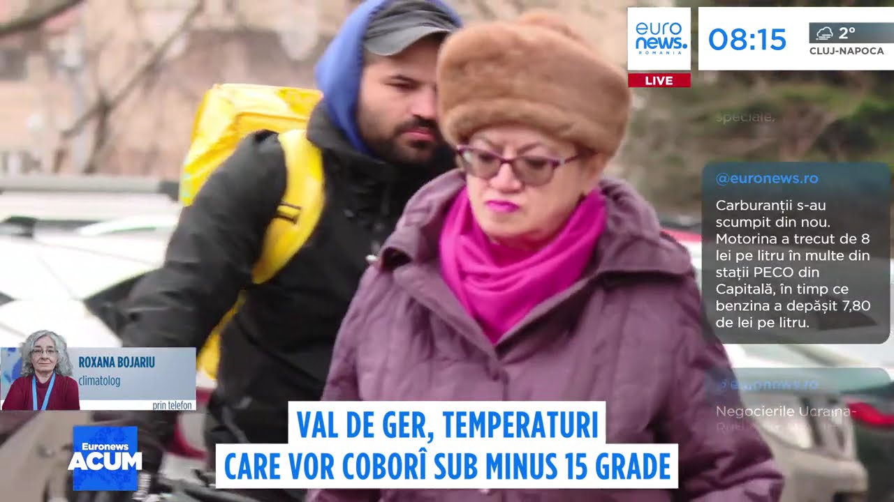 Val de ger siberian peste România, temperaturi sub -14 grade. Ce spun climatologii