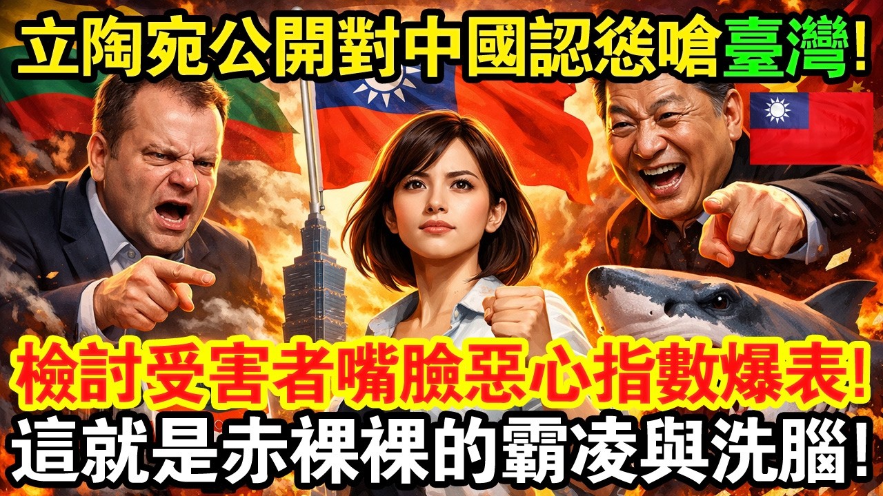 立陶宛公開對中國認慫：「設立台灣辦事處是重大錯誤」！檢討受害者嘴臉惡心指數爆表！台灣外交部：這就是赤裸裸的霸凌與洗腦！罵得太讚👍#taiwan #台灣 #台灣故事 #台灣文化 #台灣科技 #台灣經濟