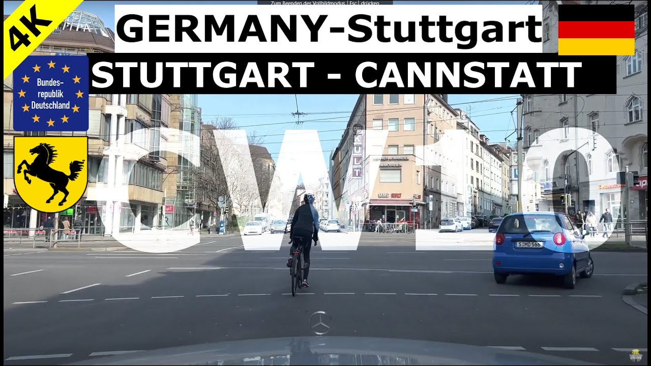 4K Germany Stuttgart-Cannstatt   March CW10 …relax and chill
