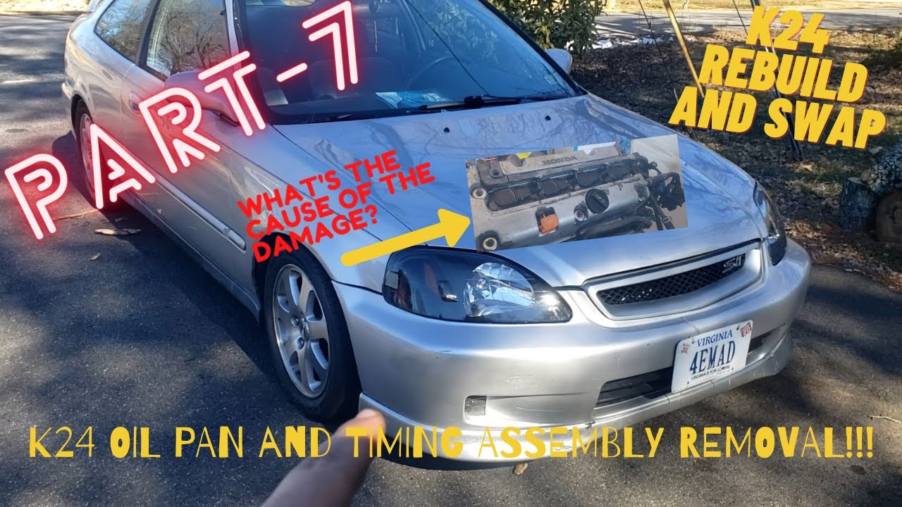 PART 7 OF THE K24 REBUILD AND SWAP!