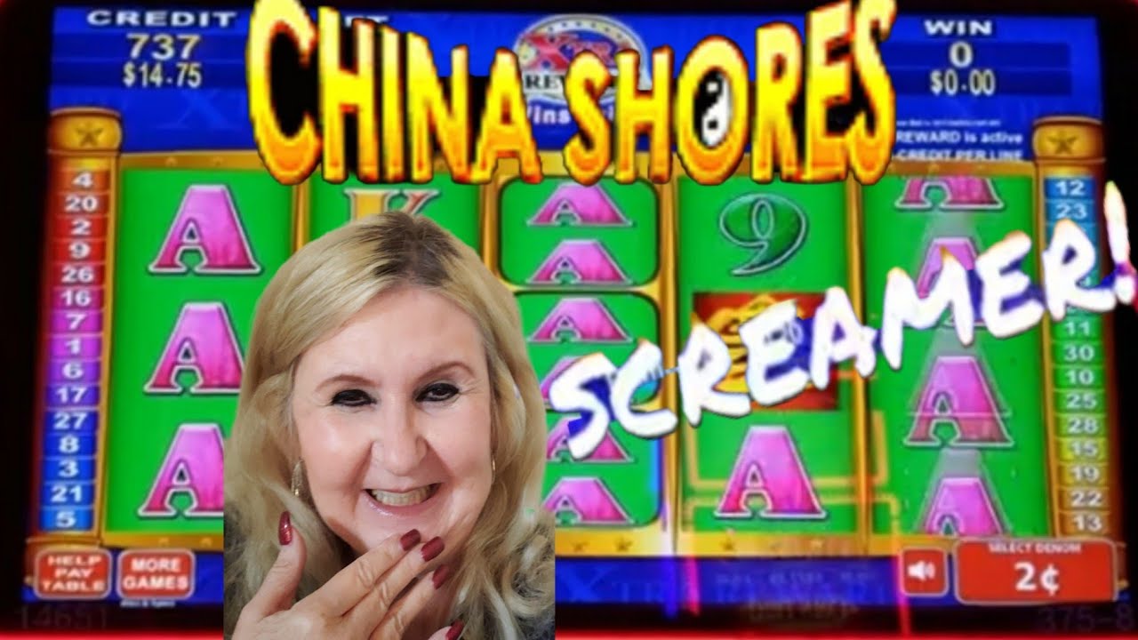 Взгляните на этот SCREAMER на игровом автомате CHINA SHORES!